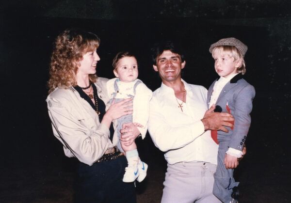 Helena Nabeiro and Joaquim Tenório “Bastinhas” with Ivan Nabeiro and Marcos Nabeiro Tenório.